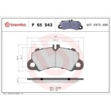 Placute frana Porsche Cayenne (9ya) 05.17-, Cayenne Coupe (9yb) 01.19-, Macan (95b) 02.14-, Fata, BREMBO