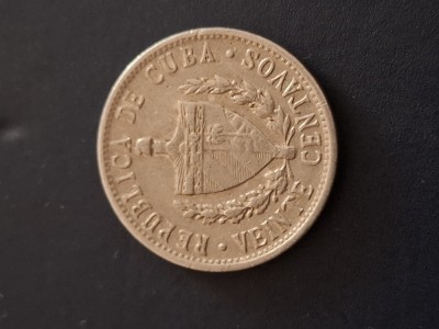 20 centavos 1971 cuba foto