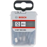 Bosch 2607002801 - Set capete de insurubare profil T30 25 bucati