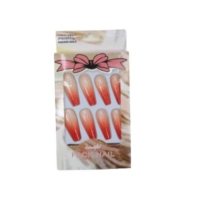 Set 12 Unghii False Degrade, Fashion Nail, 10 foto