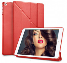 Husa Tableta Apple iPad 9.7&amp;quot; 5Th Generation 2018 IPad Air 5 ofera protectie Ultrasubtire Lux Oregami Red foto