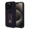 Husa iPhone 15 Pro Max Red Bull Racing Silicone Oversize Vertical Logo MagSafe, bleumarin, RBHMP15X24SIOLRV