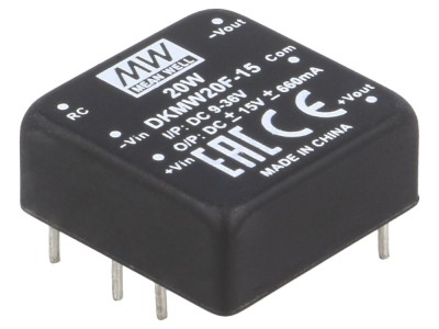 Convertor DC/DC 20W 9-36V la &amp;plusmn;15V foto