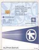 bnk card Cartela telefonica 2003 - Alpha Bank - RO-ROM-0209A