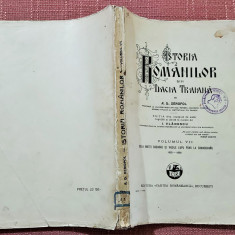 Istoria Romanilor din Dacia Traiana Vol. VII. Editia III-a 1929 - A. D. Xenopol