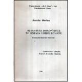 Aurelia Merlan - Structuri discontinue in sintaxa limbii romane - Rezumatul tezei de doctorat - 120374