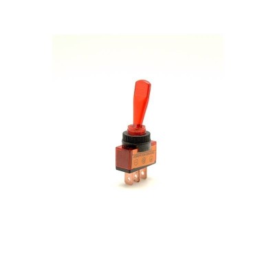 Intrerupator Basculant din Plastic elSales ELS-1225R, ON - OFF, Tensiune de lucru 12V - 15A, Design Ergonomic, foto