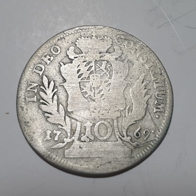 Germania Bavaria 10 kreuzer 1769 argint Maximilian III Joseph foto