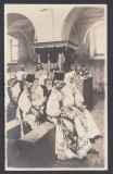 Carte Postala Romania - Rugaciune in Rusi Sibiu - In biserica - Port Popular sasesc