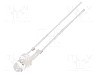 Dioda LED, 3mm, verde albastrui, 20000...25000mcd, 50mA, 3,1...3,6V, OPTOSUPPLY - OSG38A3131P