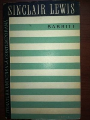 Babbitt- Sinclair Lewis foto
