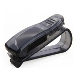 Suport auto clema pentru ochelari, plastic, negru