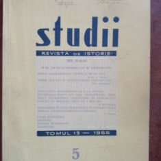 Studii revista de istorie 5 Tomul 19/1966- A. Otetea, Eugen Stanescu