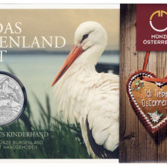 AUSTRIA 2015 - 10 Euro – Burgerland - Argint 925 /16,00 gr /32 mm / Blister