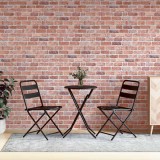 VidaXL Panouri de perete 3D, 10 buc., roșu, 100x50 cm, EPS 4008543