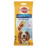 Recompensa caini / hrana complementara, Pedigree DentaStix, punga 7 bucati, 180 g, toate taliile, adult