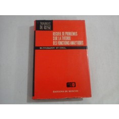 RECUEIL DE PROBLEMES SUR LA THEORIE DES FONCTIONS ANALYTIQUES - M. EVGRAFOV et coll.