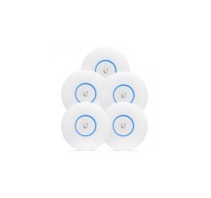 Ubiquiti UniFi Acess Point UAP-AC-PRO kit 5 bucati, 2x Gigabit LAN, 1x USB2.0, AC1750 (450+1300Mbps), 3x3 MIMO 2.4GHZ, 3x3 MIMO 5GHZ, Indoor si Outdoo foto