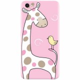 Husa silicon pentru Xiaomi Redmi Note 5A, Cute Giraffe