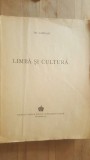 Limba si cultura- Th. Capidan