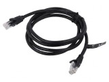 Patch Cord U/UTP Cat6 Negru 3m, Vention