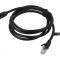 Patch Cord U/UTP Cat6 Negru 3m