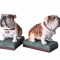 Set doua opritoare de carti cu doi buldogi WU69840YA