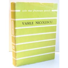 COLECTIA CELE MAI FRUMOASE POEZII, POEME de VASILE NICOLESCU , 1974