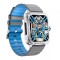 Ceas smartwatch TKY-D09, 1.83inches IPS HD, multi sport, apel bluetooth, agenda, rezistent la apa IP68, difuzor, notificari, vibratii, Negru silicon