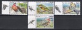 Angola 2018 - Păsări, Serie cu Tapsuri pe St&acirc;nga, MNH
