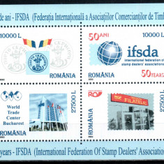 Romania 2002, LP 1586, 50 de ani IFSDA, bloc, MNH! LP 8,90 lei