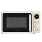 Cuptor cu microunde FMW-MD20DRCR, 20 L, Control digital, 800 W, 5 trepte de putere, Crem