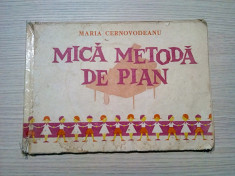 MICA METODA DE PIAN - Maria Cernovodeanu - 1984, 93 p. foto