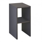 Cumpara ieftin Noptiera Deseo Gri inchis 30x30x60 cm