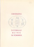 TSV$ - CARNET ANIVERSARE FILATELICA 1966 LP 635 CENTENARUL SISTEMULUI METRIC RO