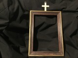 arta / design / vintage - Rama deosebita din lemn pentru fotografii icoana etc !