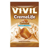 Bomboane cremoase Vivil Creme Life Caramel fara zahar - 110 g