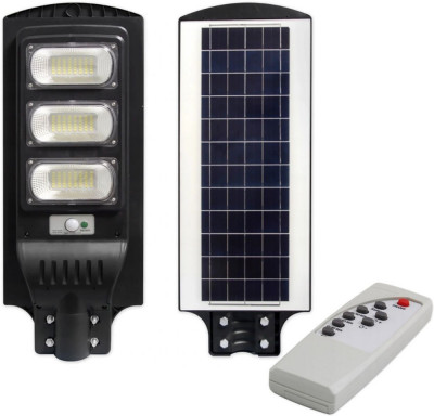 Lampa solara stradala LED, 150 W, IP65, temperatura culoare 6000 K, telecomanda inclusa, RESIGILAT foto