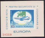 C3127 - Romania 1977 - CSCE bloc nedantelat,neuzat, neuzat,perfecta stare, Nestampilat