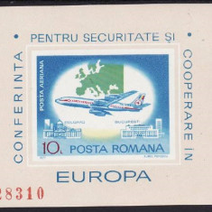 C3127 - Romania 1977 - CSCE bloc nedantelat,neuzat, neuzat,perfecta stare