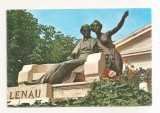 RF87 - Carte Postala - Lenauheim, Jud Timis - Monumentul poetului Nikolaus Lenau, circulata 1984