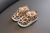 Pantofi imblaniti pentru fetite - Animal print (Marime Disponibila: Marimea 26)