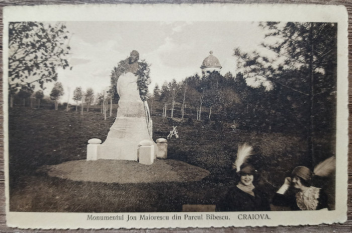 Monumentul Ion Maiorescu din Parcul Bibescu, Craiova// CP
