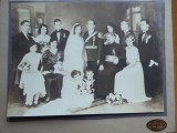Foto Victor Adler Brasov pe carton; Nunta, ofiteri, Parintele Plotogea, Rina Grigoriu, Mihailescu, 1931