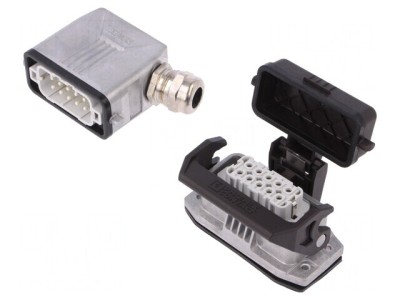 Conector HDC Tată Mamă 250V 16A 10 PIN 10 PE foto