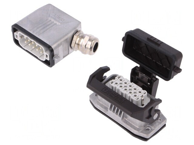 Conector HDC Tată Mamă 250V 16A 10 PIN 10 PE