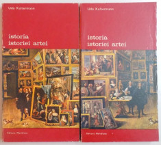 ISTORIA ISTORIEI ARTEI,2 VOLUME-UDO KULTERMANN,BUCURESTI 1977 foto