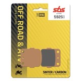 SBS - plăcuțe de fr&acirc;nă 592SI - Offroad &amp; ATV [Sinter / Carbon]