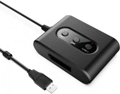 Adaptor USB controller Super Nintendo PC si Nintendo Switch Mayflash MF105 foto