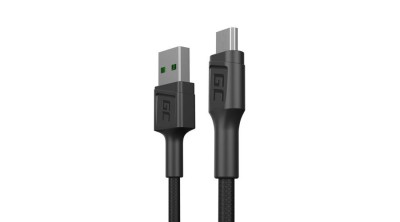 Green Cell GC PowerStream PowerStream USB-A - Micro USB 30cm QC 3.0 Cablu de date și &amp;icirc;ncărcare QC 3.0 foto